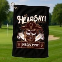 The Hearsay Brewing Mega Pint Objection Golf Towel thumb 1