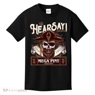 The Hearsay Brewing Mega Pint Objection Kids T-Shirt