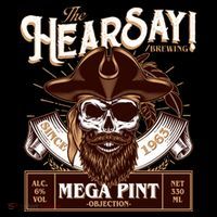 The Hearsay Brewing Mega Pint Objection Kids T-Shirt thumb 4