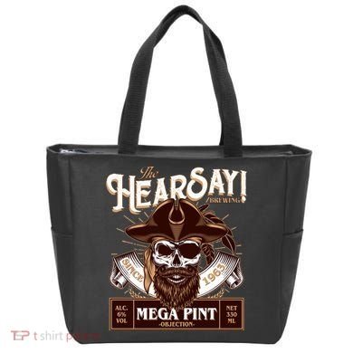 The Hearsay Brewing Mega Pint Objection Tote Bag
