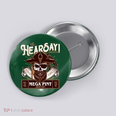 The Hearsay Brewing Mega Pint Objection Button