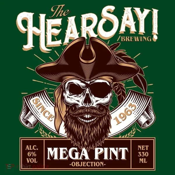 The Hearsay Brewing Mega Pint Objection Kids Hoodie