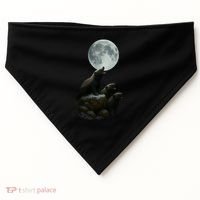 Three Honey Badgers Moon USA-Made Doggie Bandana thumb 0
