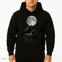 Three Honey Badgers Moon Hoodie thumb 2