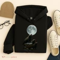 Three Honey Badgers Moon Hoodie thumb 4