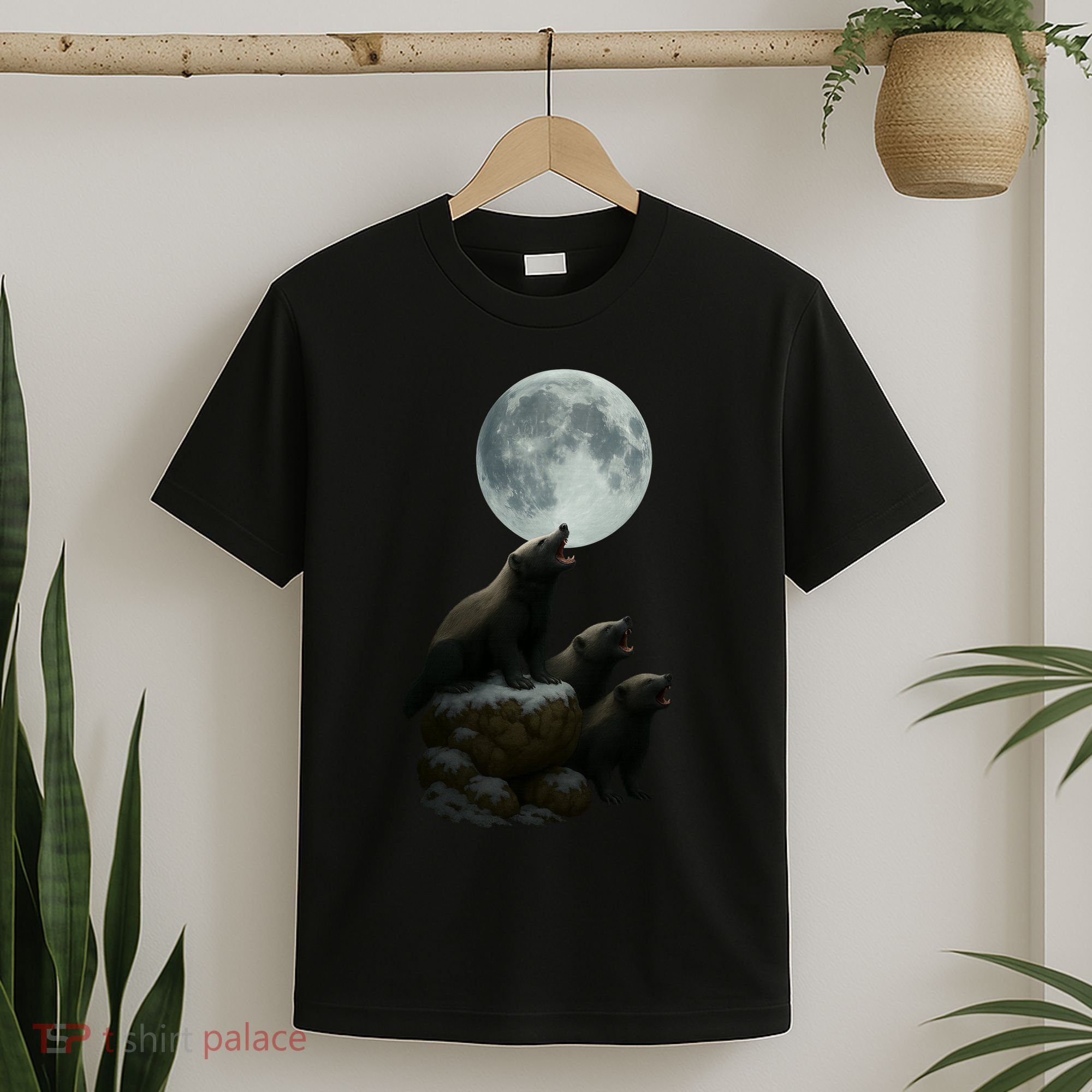 Three Honey Badgers Moon T-Shirt