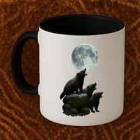 Three Honey Badgers Moon Coffee Mug thumb 2