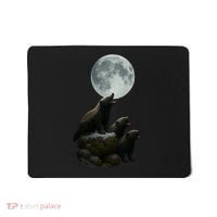 Three Honey Badgers Moon Mousepad thumb 0