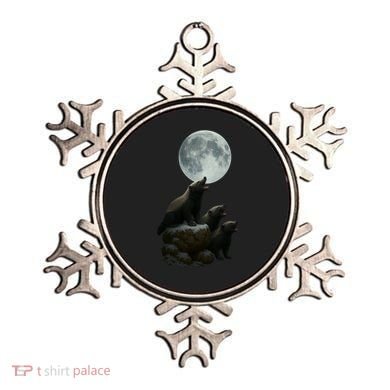 Three Honey Badgers Moon Ornament