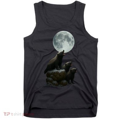 Three Honey Badgers Moon Tank Top