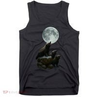 Three Honey Badgers Moon Tank Top thumb 0