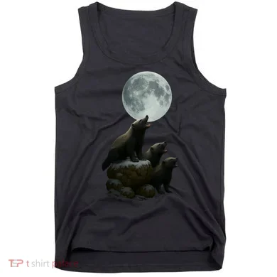 Three Honey Badgers Moon Tank Top