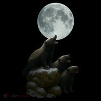 Three Honey Badgers Moon Tank Top thumb 6