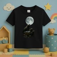 Three Honey Badgers Moon Toddler T-Shirt thumb 3