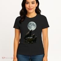 Three Honey Badgers Moon Women's T-Shirt thumb 4
