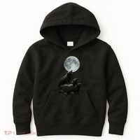 Three Honey Badgers Moon Kids Hoodie thumb 0