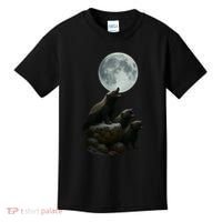 Three Honey Badgers Moon Kids T-Shirt thumb 0