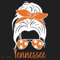 Tennessee Hair Bun Cute Women's Sweatshirt thumb 2