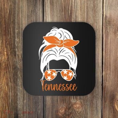 Tennessee Hair Bun Cute Coaster