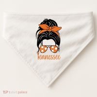 Tennessee Hair Bun Cute USA-Made Doggie Bandana thumb 0