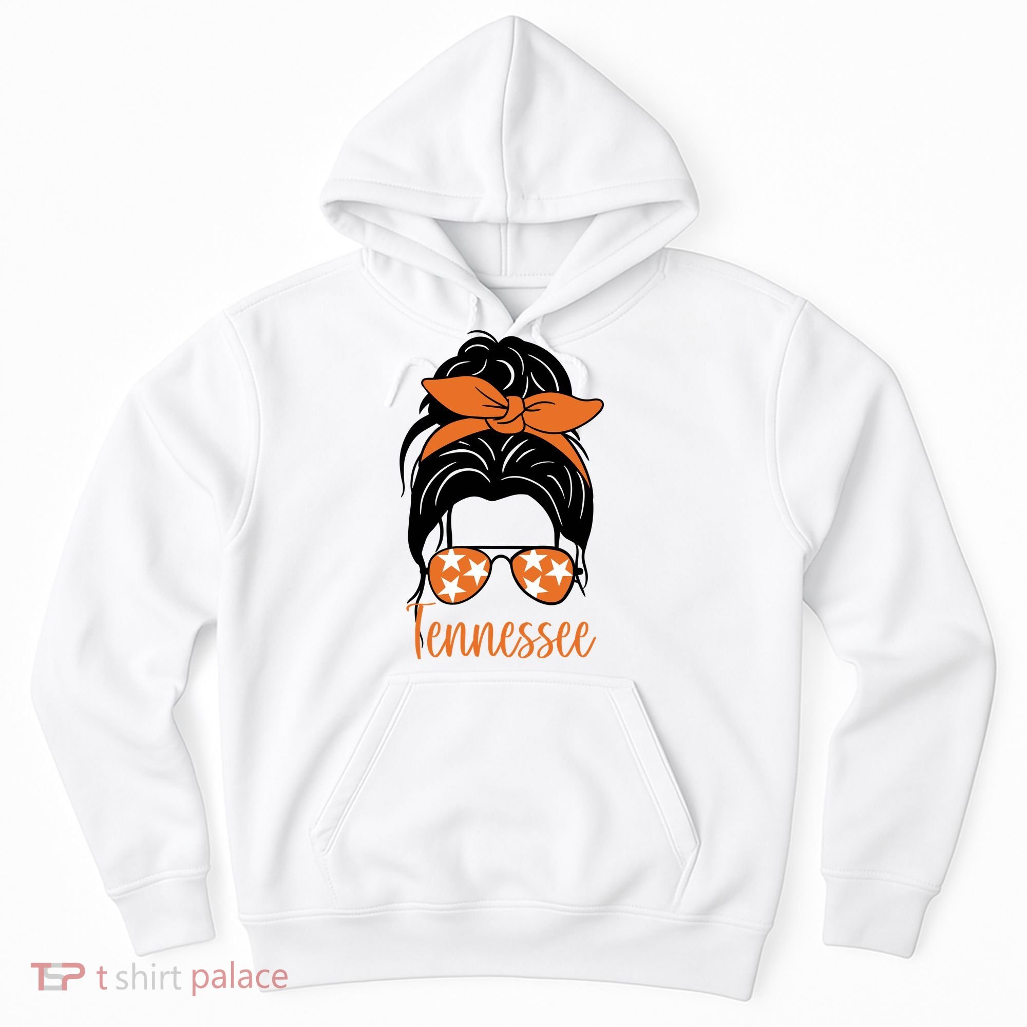 Tennessee Hair Bun Cute Hoodie