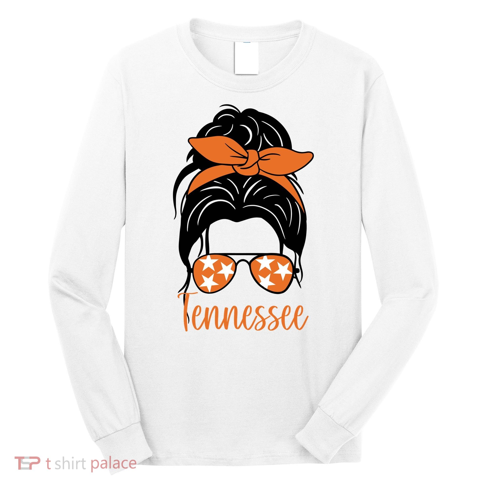Tennessee Hair Bun Cute Long Sleeve Shirt