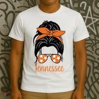 Tennessee Hair Bun Cute T-Shirt thumb 3