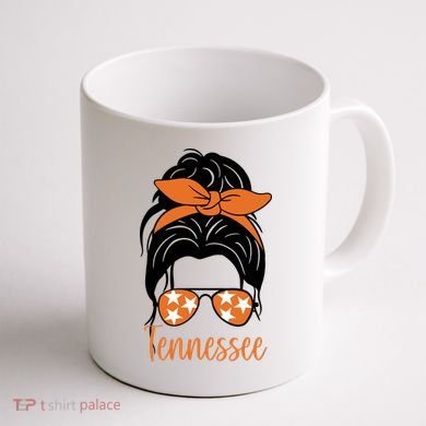 Tennessee Hair Bun Cute Coffee Mug back