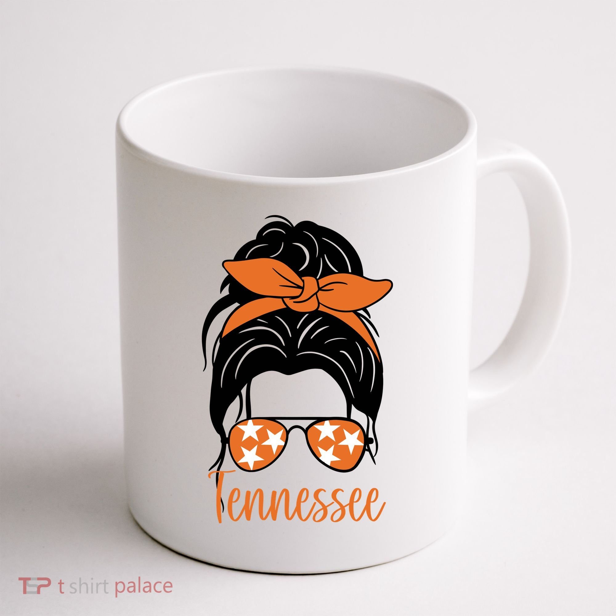 Tennessee Hair Bun Cute Coffee Mug
