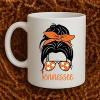 Tennessee Hair Bun Cute Coffee Mug thumb 2