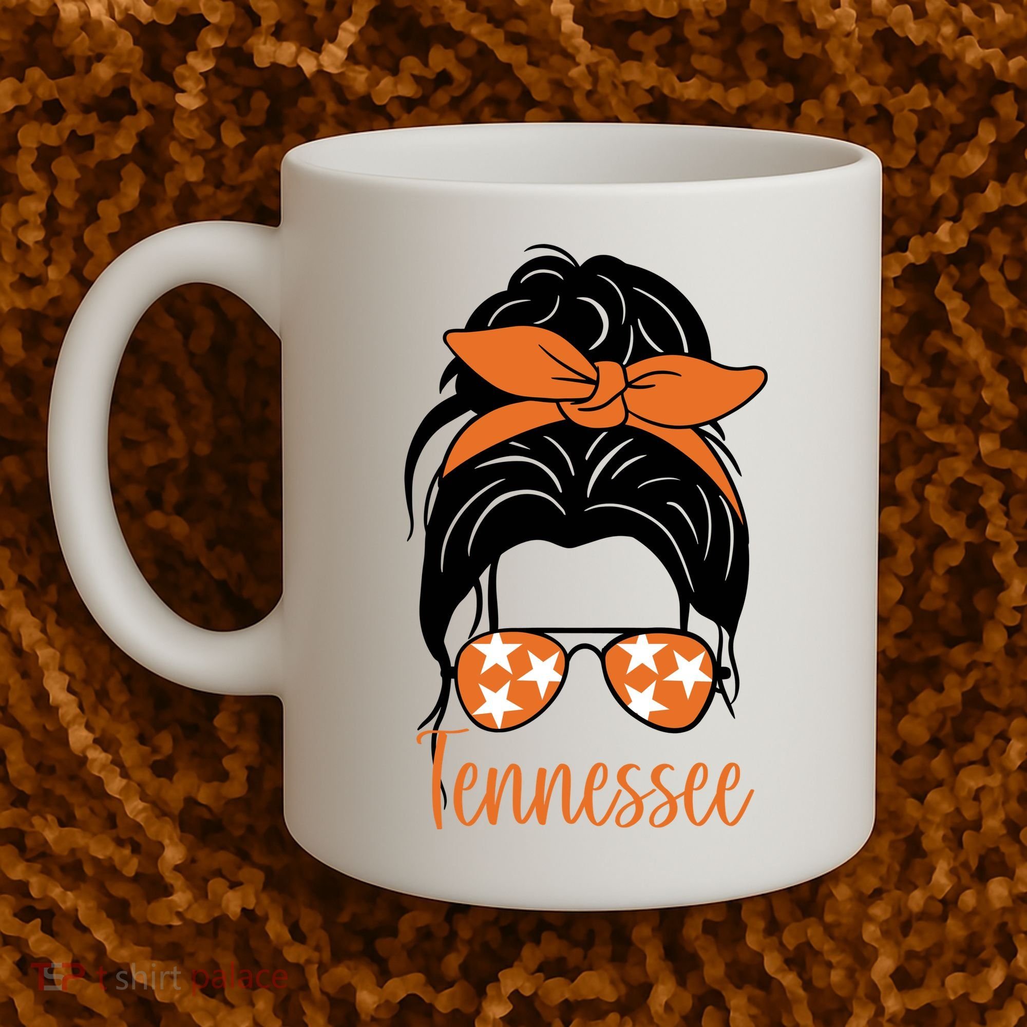 Tennessee Hair Bun Cute Coffee Mug