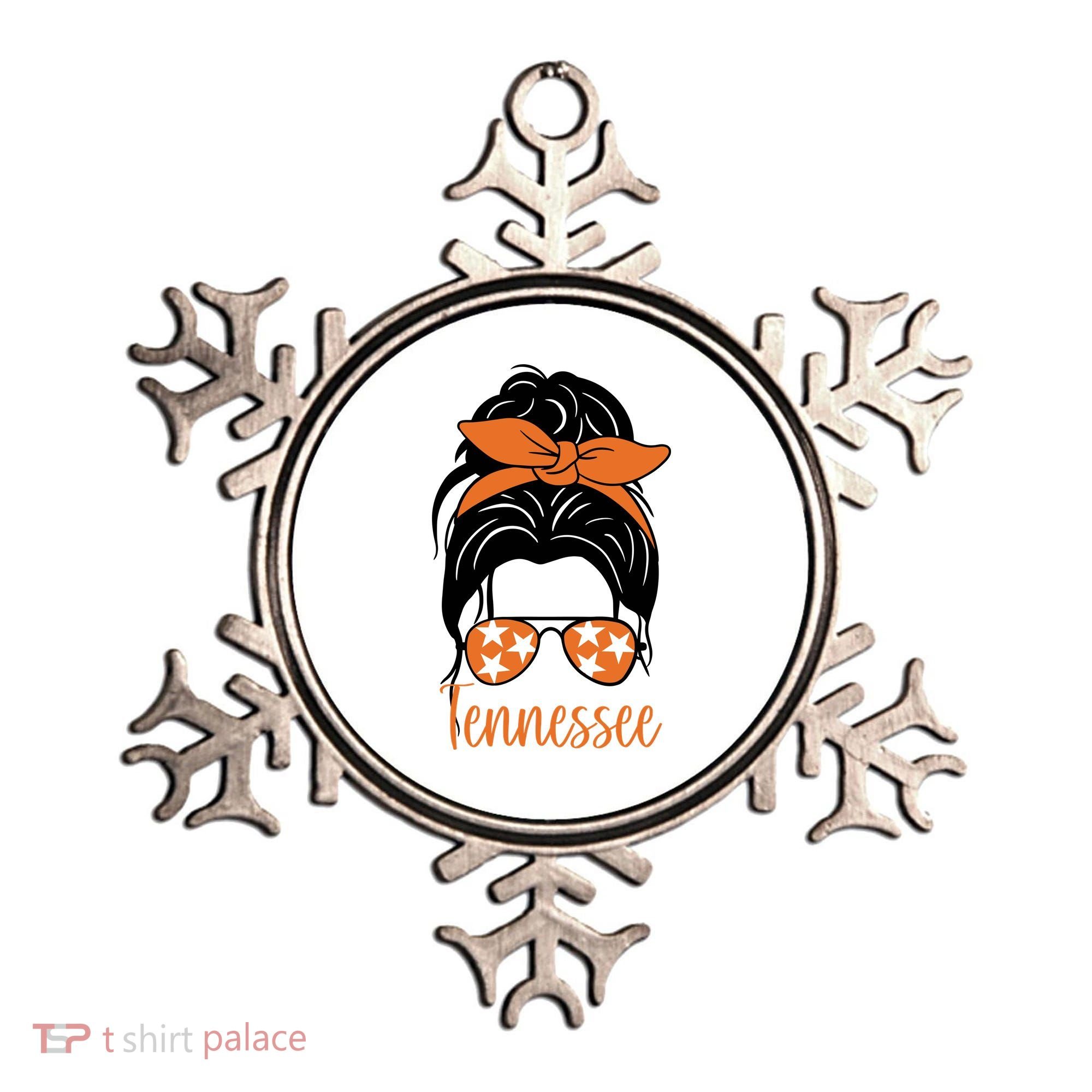 Tennessee Hair Bun Cute Ornament