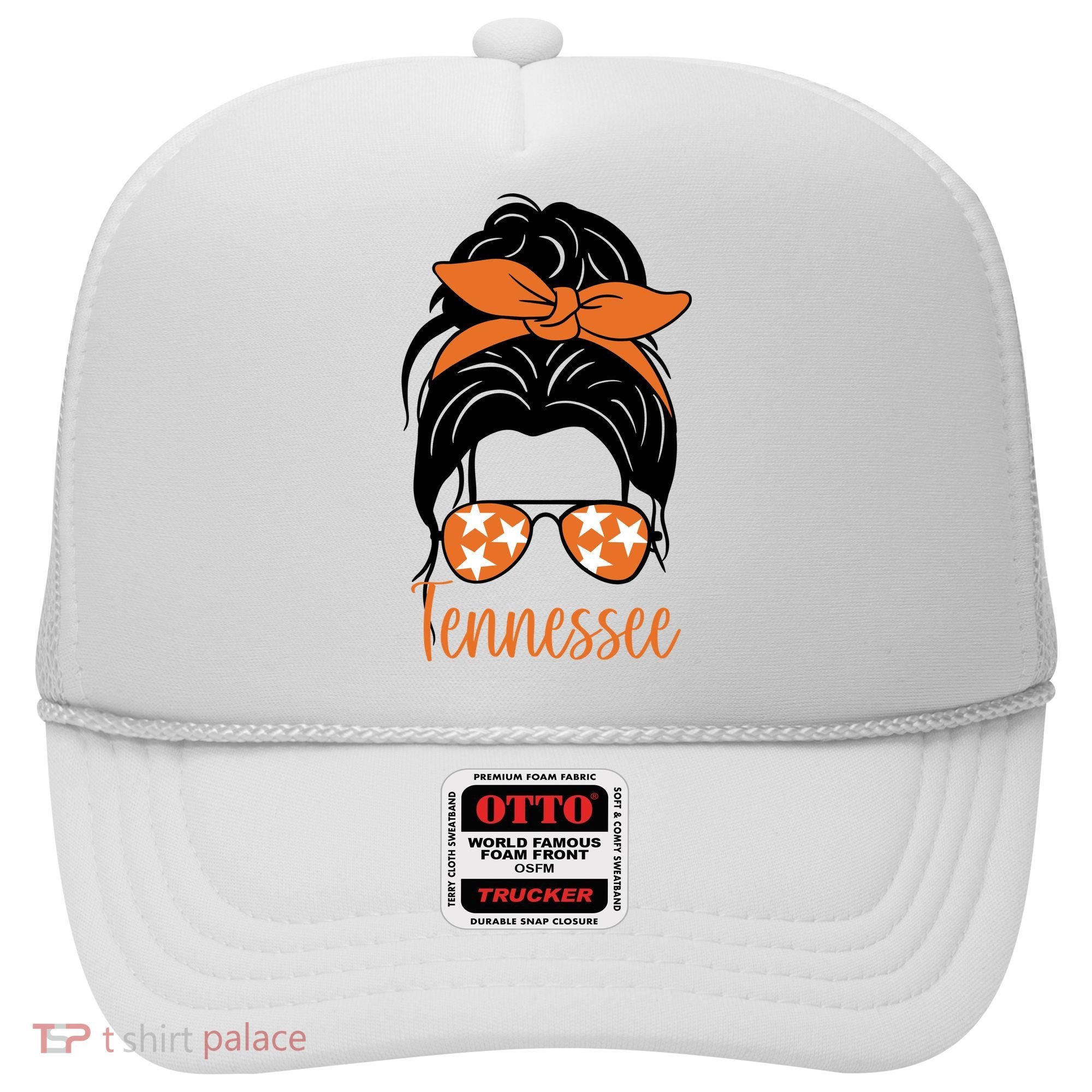 Tennessee Hair Bun Cute Hat