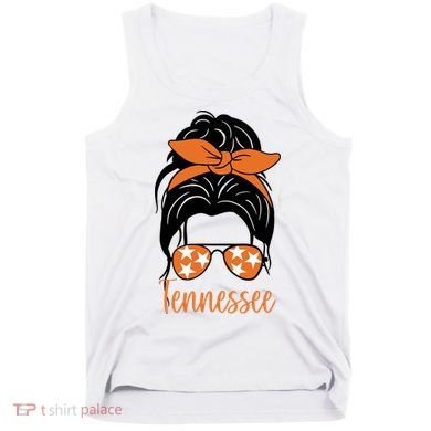 Tennessee Hair Bun Cute Tank Top