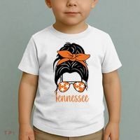 Tennessee Hair Bun Cute Toddler T-Shirt thumb 2