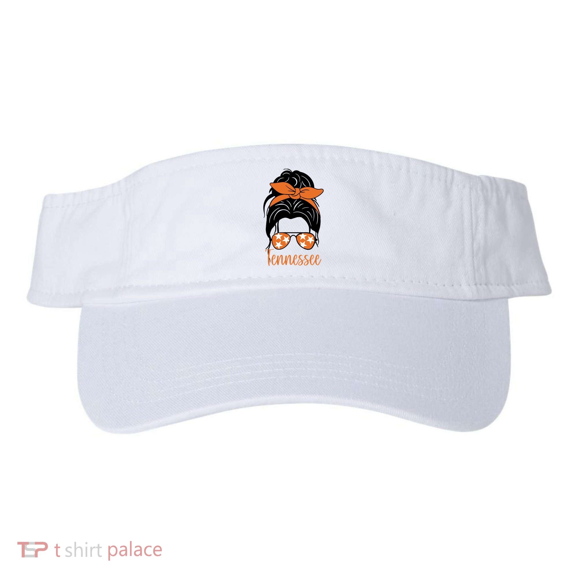 Tennessee Hair Bun Cute Visor