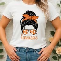 Tennessee Hair Bun Cute Women's T-Shirt thumb 2