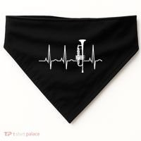 Trumpet Heartbeat Best Trumpet Player USA-Made Doggie Bandana thumb 0