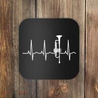 Trumpet Heartbeat Best Trumpet Player Coaster thumb 0
