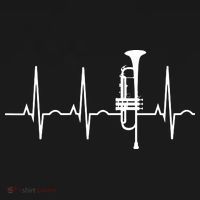 Trumpet Heartbeat Best Trumpet Player Women's Hoodie thumb 2