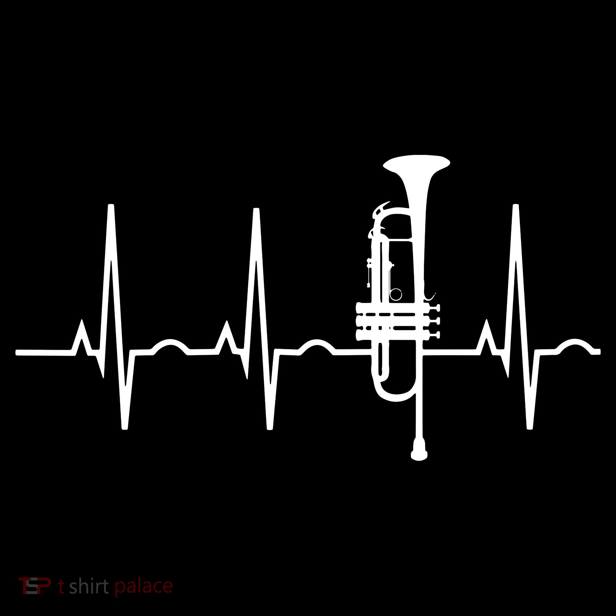 Trumpet Heartbeat Best Trumpet Player Women's Hoodie
