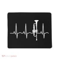 Trumpet Heartbeat Best Trumpet Player Mousepad thumb 0