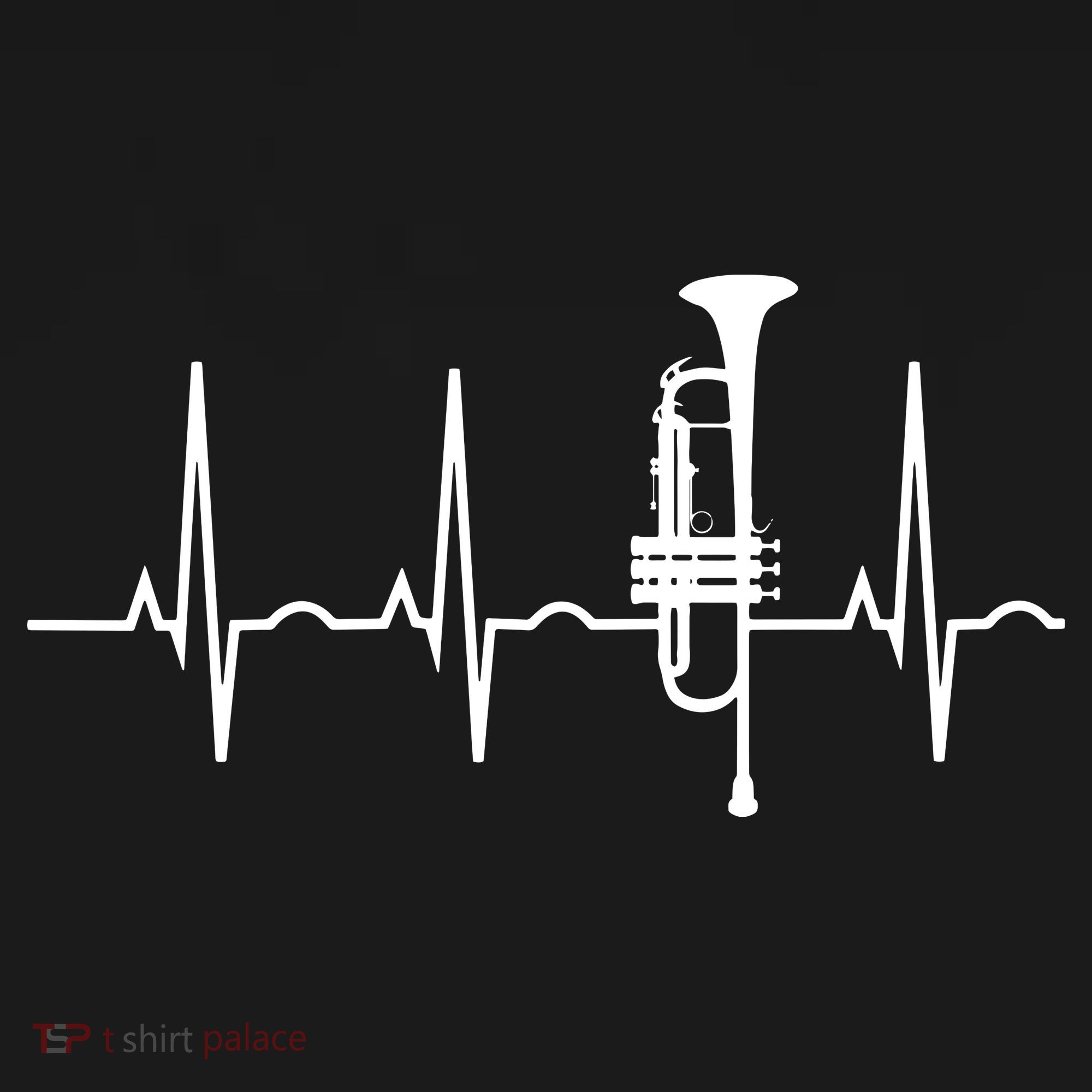 Trumpet Heartbeat Best Trumpet Player Mousepad