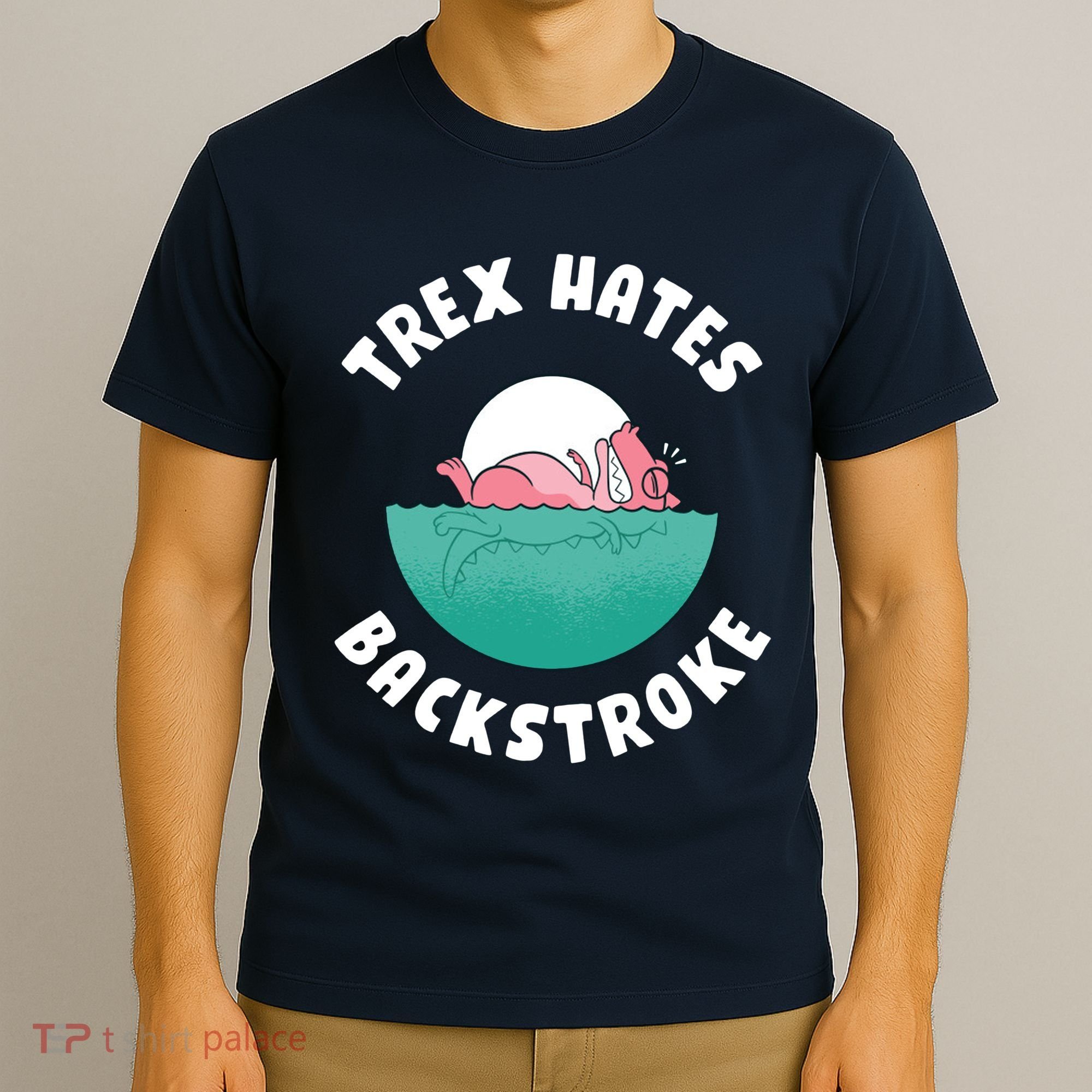 Trex Hates Backstroke T-Shirt