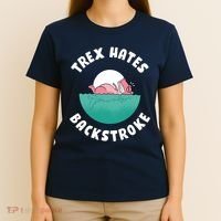 Trex Hates Backstroke T-Shirt thumb 4