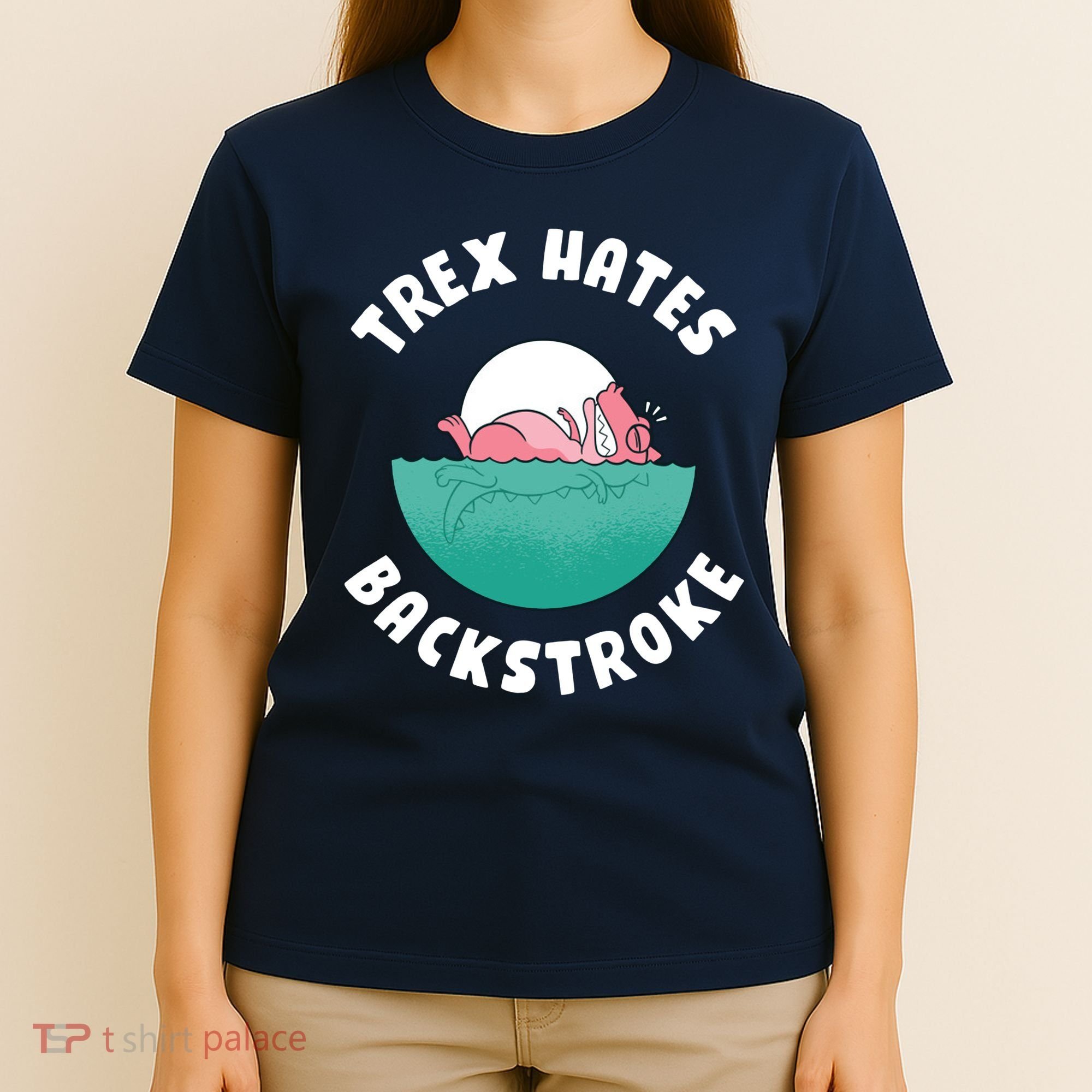 Trex Hates Backstroke T-Shirt