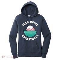 Trex Hates Backstroke Women's Hoodie thumb 0