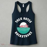 Trex Hates Backstroke Women's Tank Top thumb 3