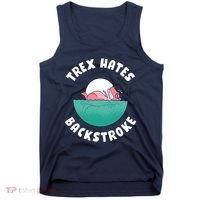 Trex Hates Backstroke Tank Top thumb 0