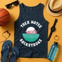 Trex Hates Backstroke Tank Top thumb 4